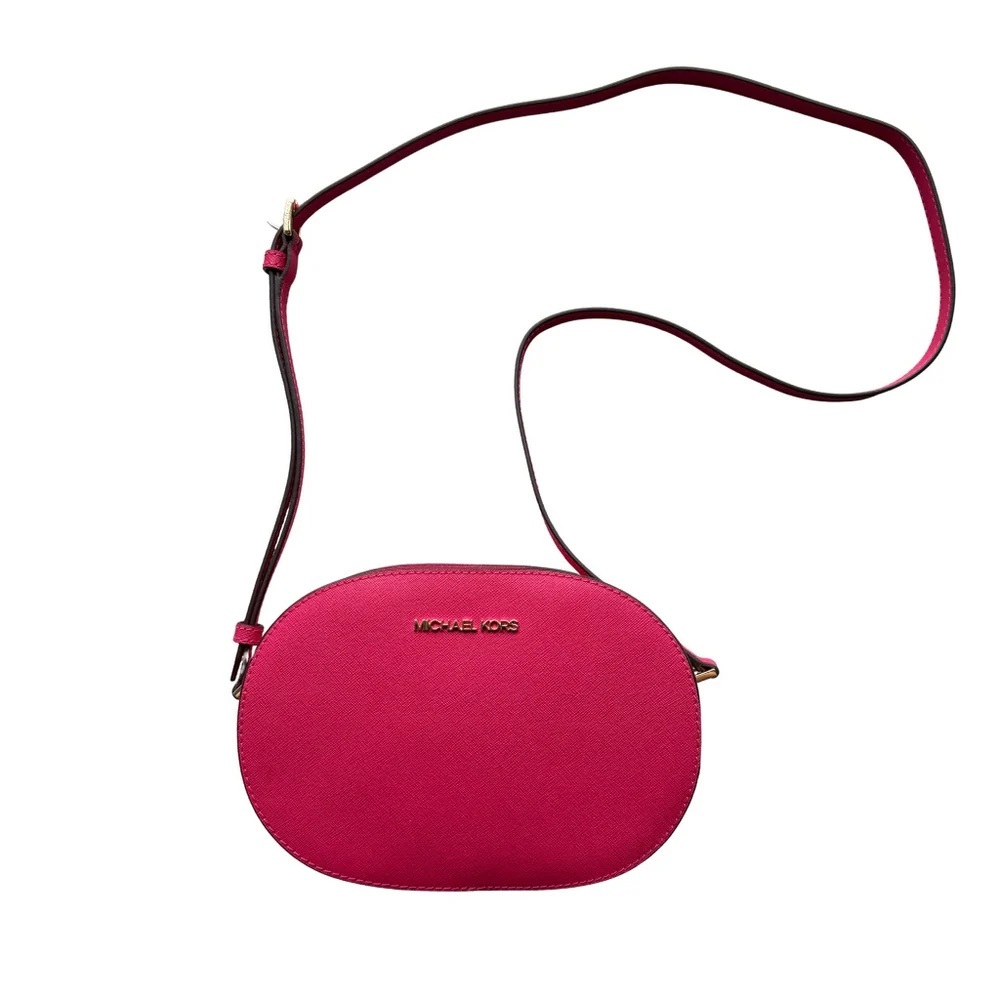 Michael Kors Jet Set Travel Medium Saffiano Leather Crossbody Bag